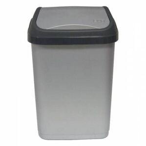 Kinekus Kôš na odpad preklápací 10 l, plastový, BIN, sivý