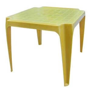 Ipea dětský plastový stoleček žlutý