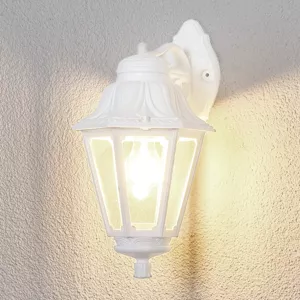 Vonkajšie LED svietidlo Bisso Anna E27 biele nadol