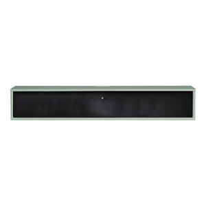 Svetlozelený/čierny TV stolík 133x22 cm Mistral – Hammel Furniture