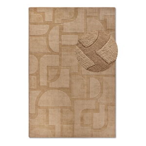 Béžový ručne tkaný vlnený koberec 80x150 cm Alexis – Villeroy&Boch