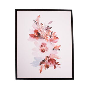Nástenný obraz v ráme Dakls Pinky Flowers, 40 x 50 cm