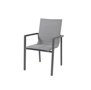Bari jedálenská stolička sivá