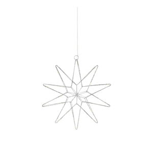 V striebornej farbe vianočná svetelná dekorácia ø 31 cm Gleam – Markslöjd