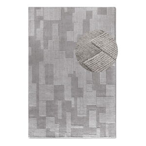 Sivý ručne tkaný vlnený koberec 190x280 cm Wilhelmine – Villeroy&Boch